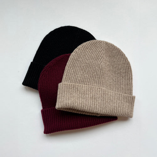 Cashmere Beanie Hat - New