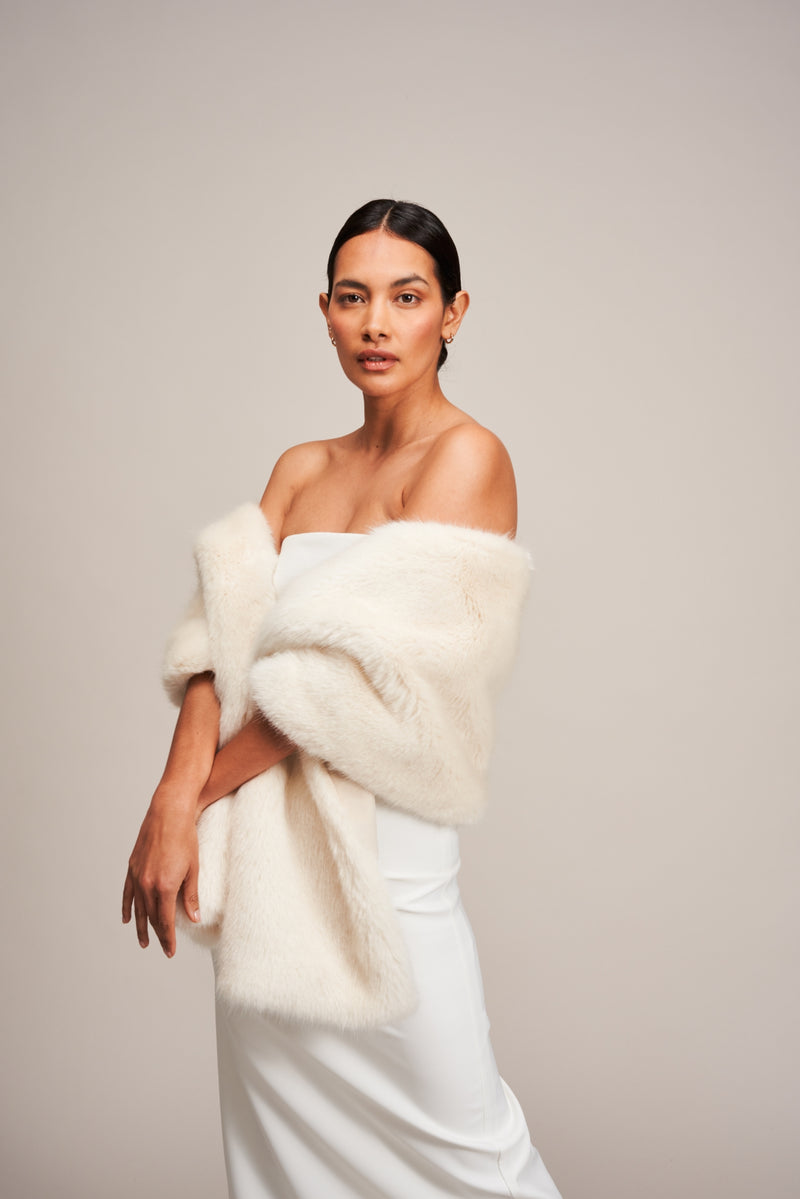 Faux Fur Stole