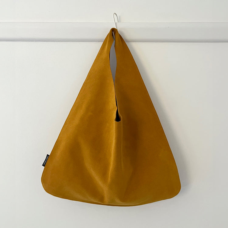 Triangle Suede Bag