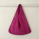 Triangle Suede Bag