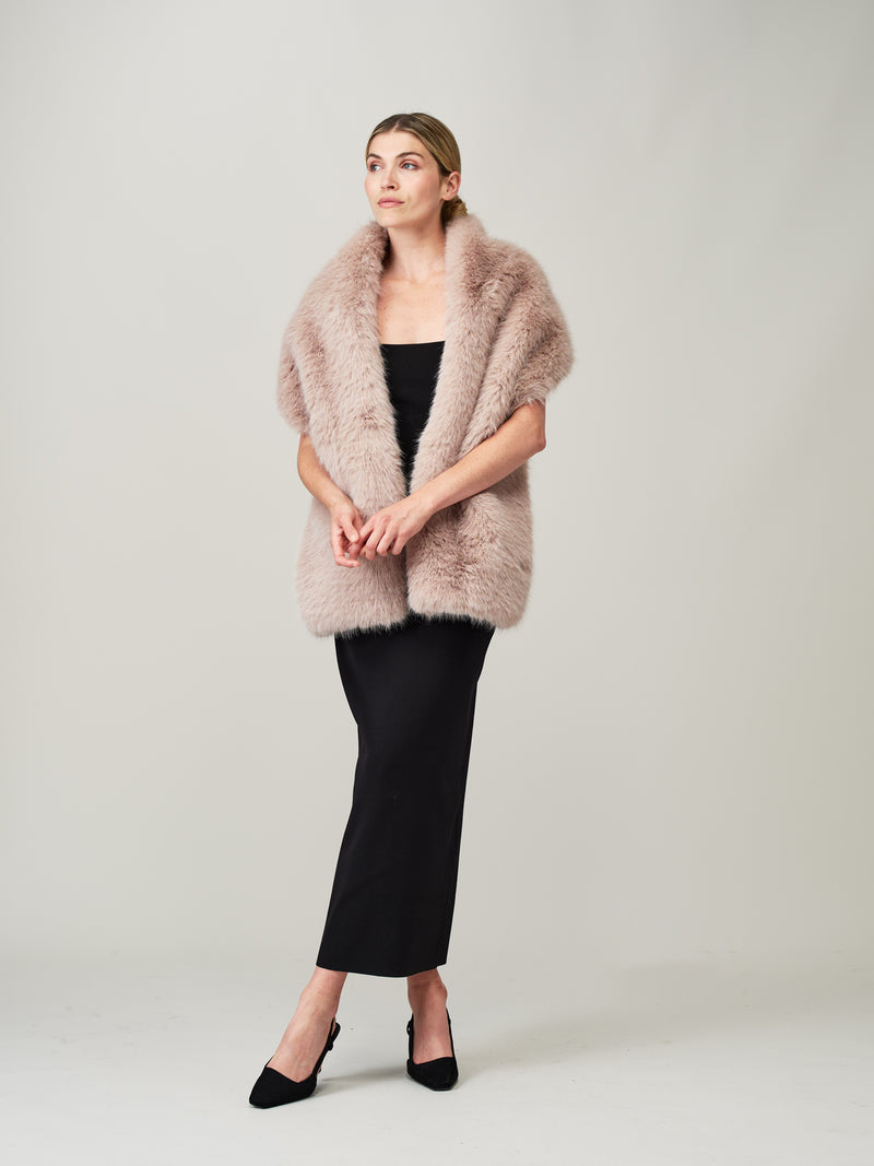 Faux Fur Stole