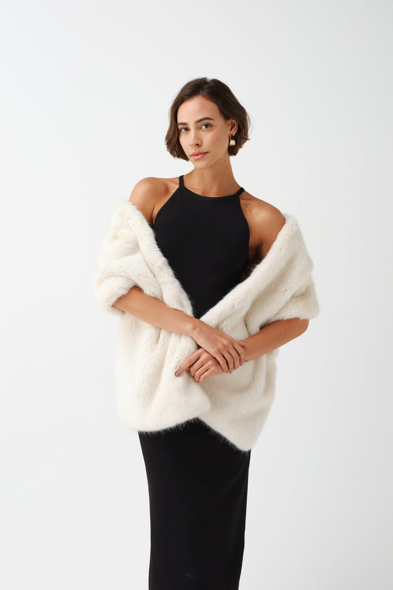 Faux Fur Stole