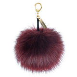 Pom Pom Keyring Bag Charm