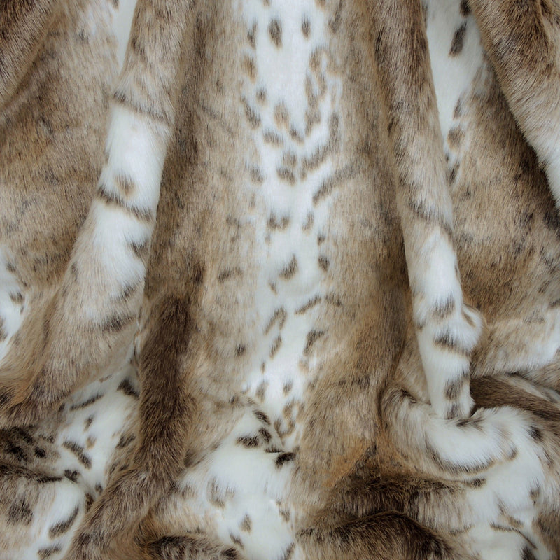 Lynx Faux Fur Swatch by Helen Moore